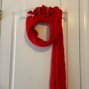 Free People Red Scarf